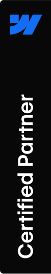 Webflow Certified Partner badge for Design Infinity